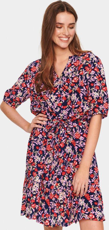 Saint Tropez Knielange jurk in laagjeslook model 'Loveen'