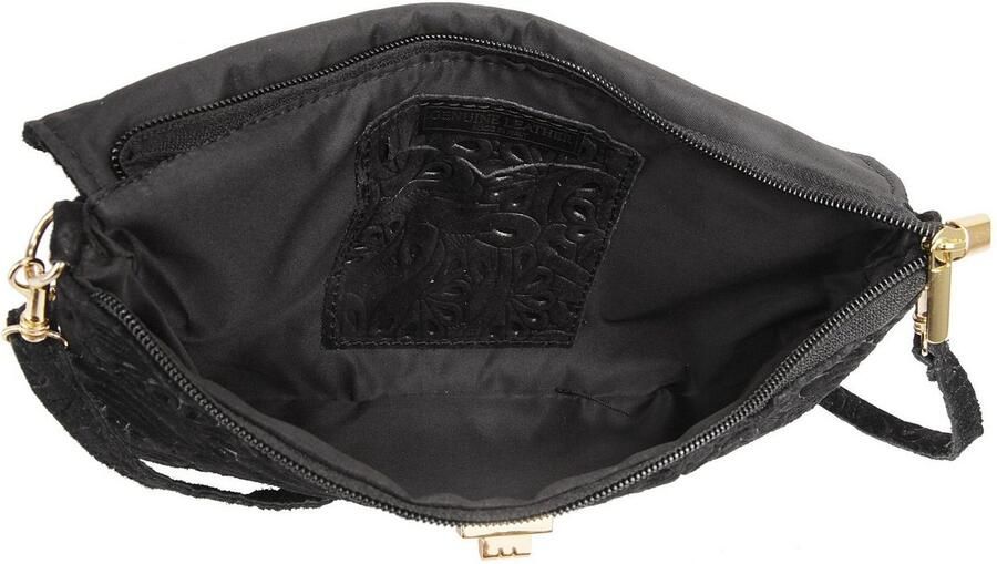 Sa tha Look Avondtasje echt leer made in italy - Foto 5
