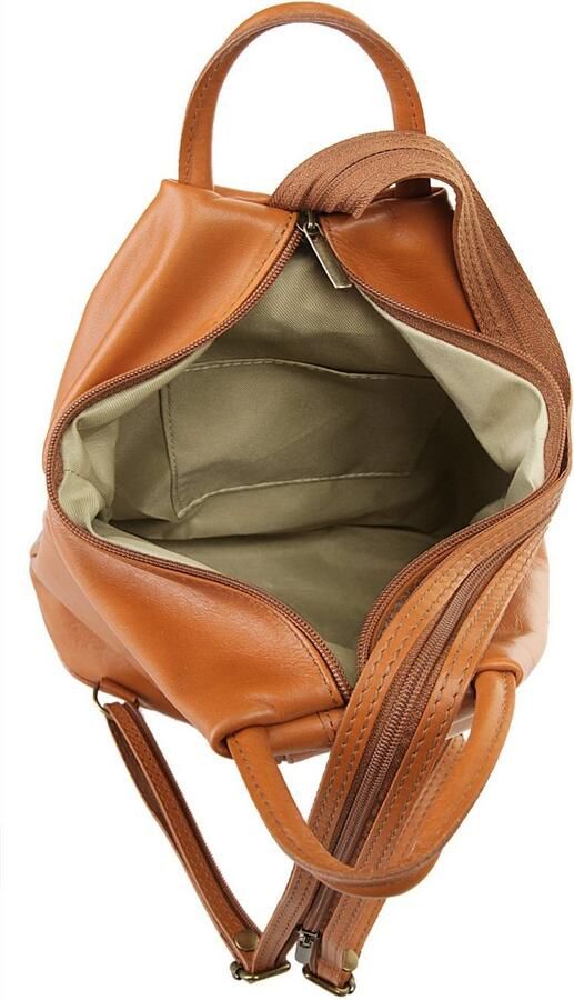 Sa tha Look Rugzak echt leer made in italy - Foto 5
