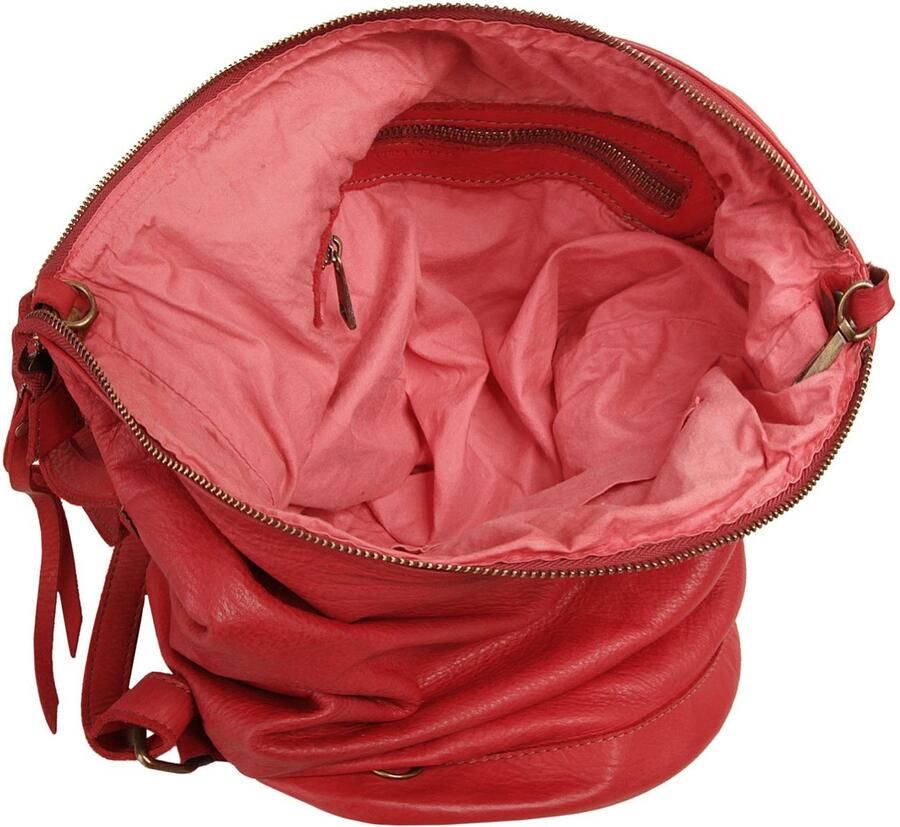 Sa tha Look Rugzak echt leer made in italy