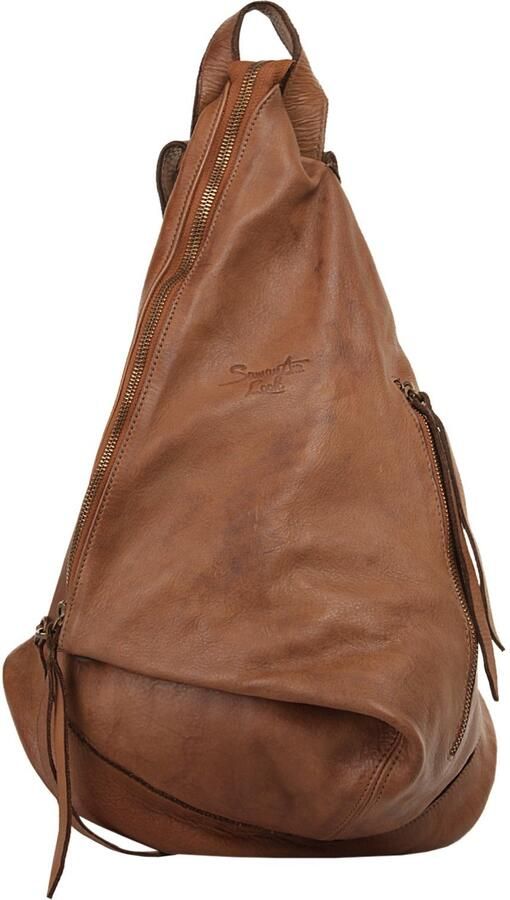 Sa tha Look Rugzak echt leer made in italy - Foto 8