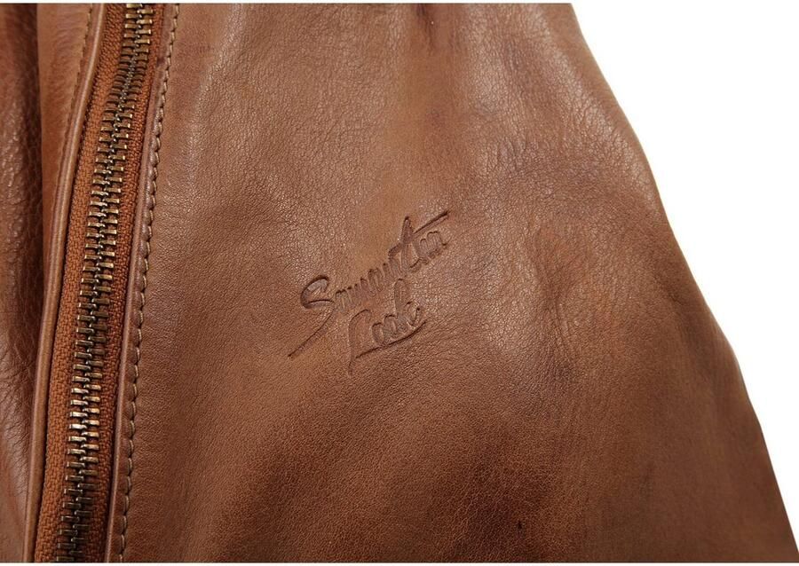 Sa tha Look Rugzak echt leer made in italy - Foto 4