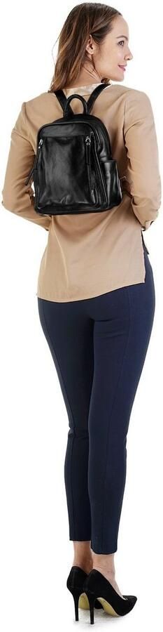 Sa tha Look Rugzak echt leer made in italy - Foto 8