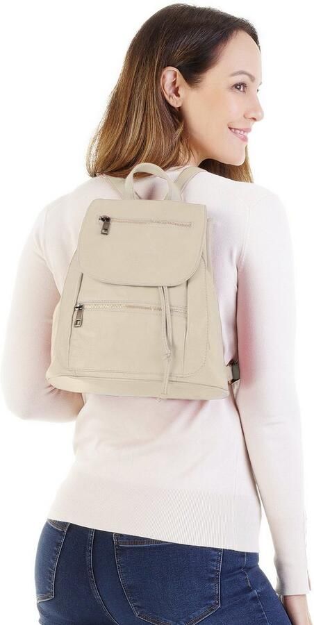 Sa tha Look Rugzak echt leer made in italy - Foto 6