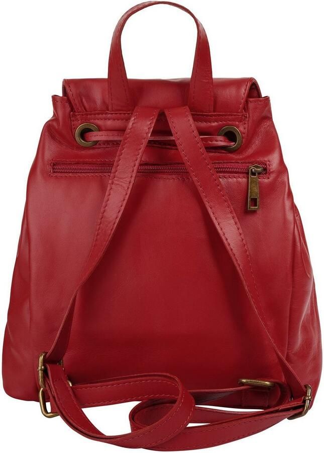 Sa tha Look Rugzak echt leer made in italy - Foto 3