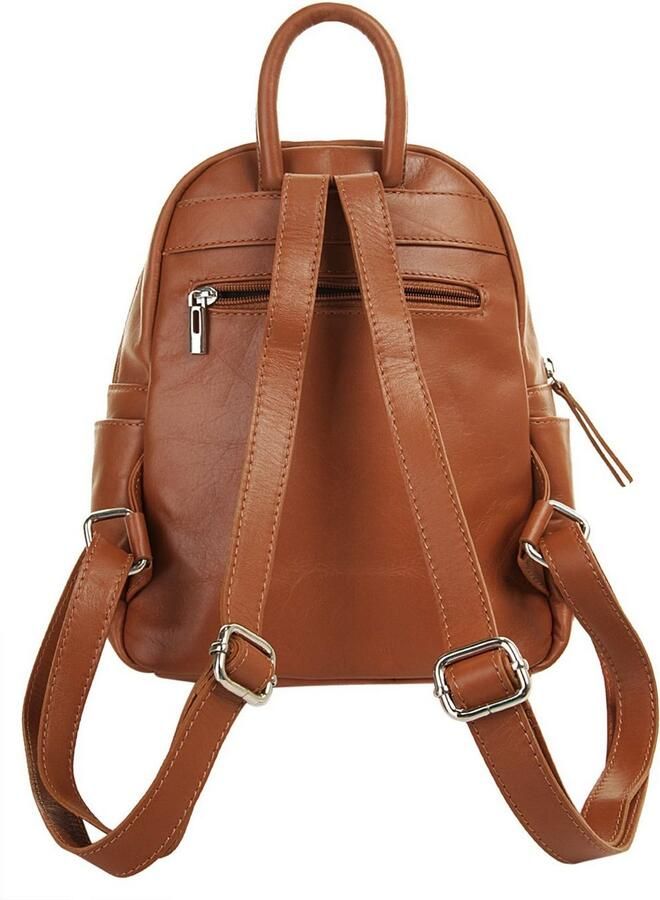 Sa tha Look Rugzak echt leer made in italy - Foto 6