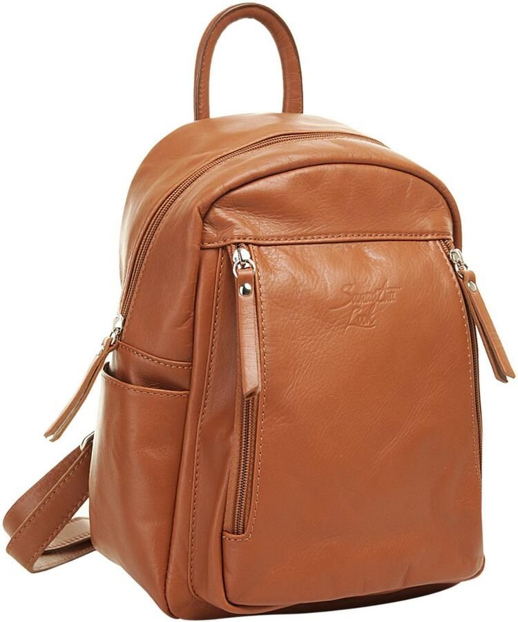 Sa tha Look Rugzak echt leer made in italy - Foto 4