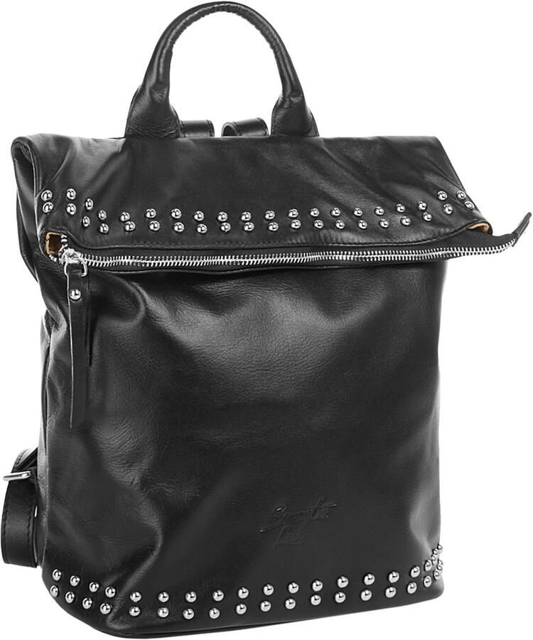 Sa tha Look Rugzak echt leer made in italy - Foto 6