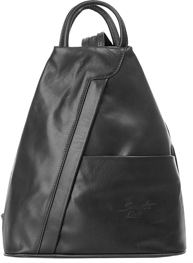 Sa tha Look Rugzak echt leer made in italy - Foto 4