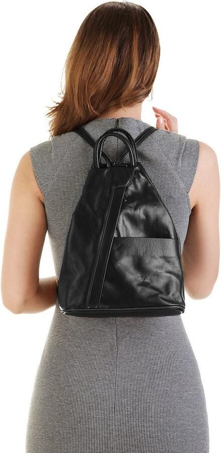 Sa tha Look Rugzak echt leer made in italy - Foto 2