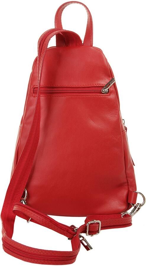 Sa tha Look Rugzak echt leer made in italy - Foto 4