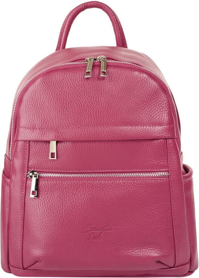 Sa tha Look Rugzak echt leer made in italy - Foto 2