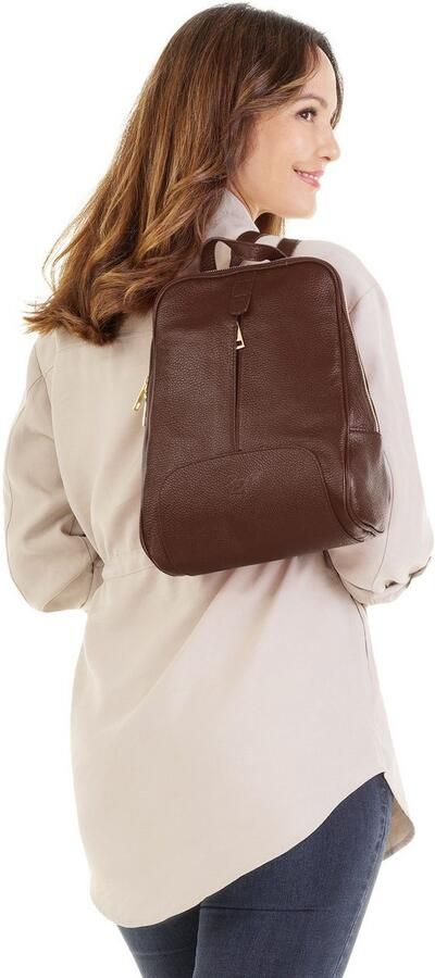 Sa tha Look Rugzak echt leer made in italy - Foto 2