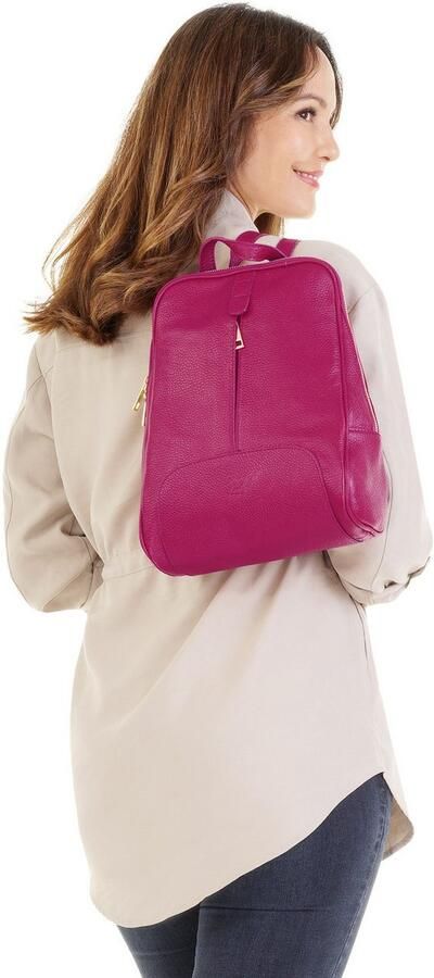 Sa tha Look Rugzak echt leer made in italy - Foto 2