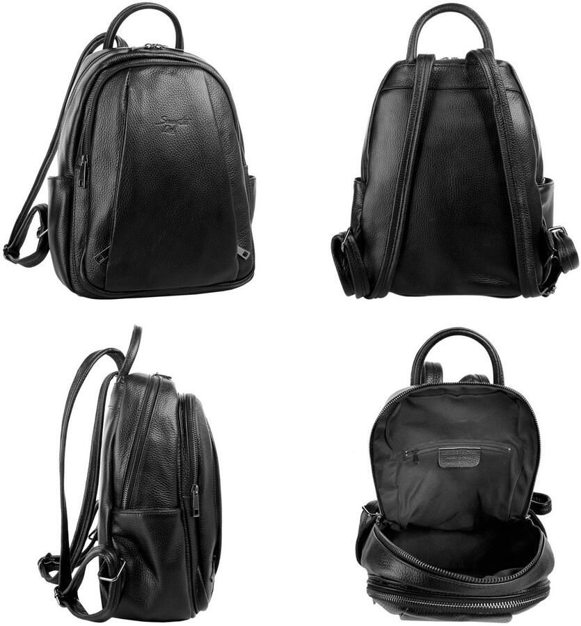 Sa tha Look Rugzak echt leer made in italy