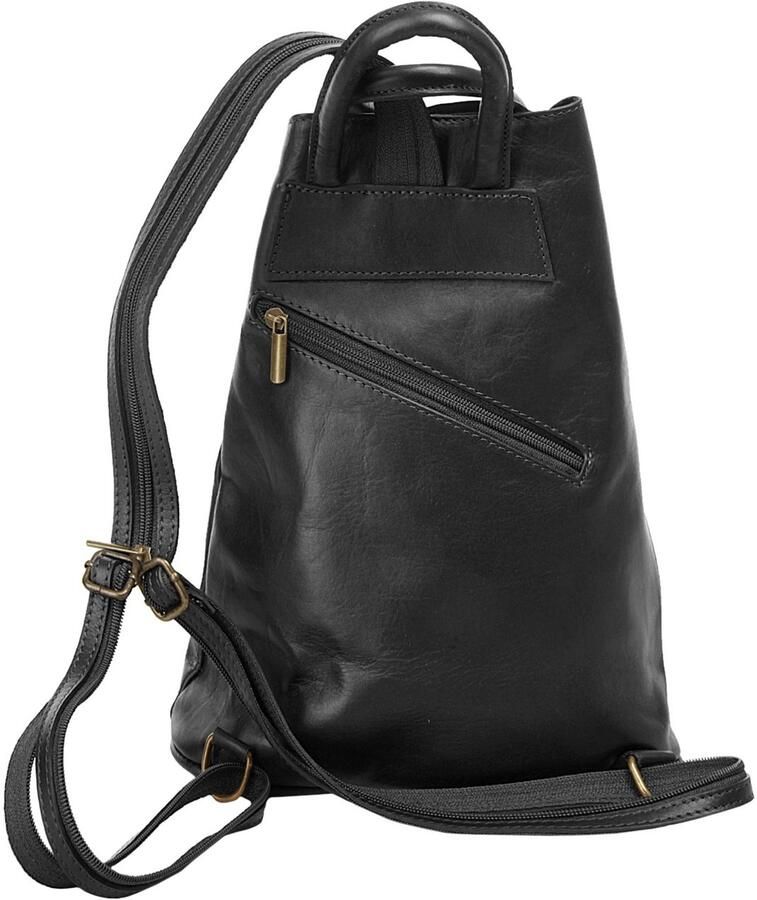 Sa tha Look Rugzak echt leer made in italy - Foto 5