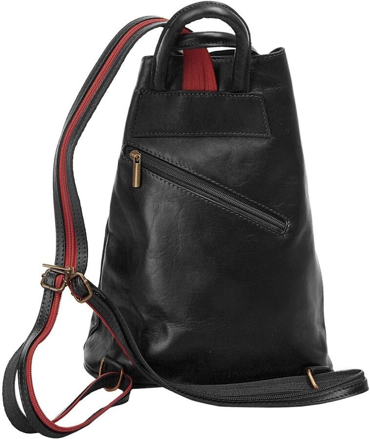 Sa tha Look Rugzak echt leer made in italy - Foto 5