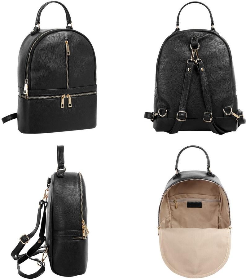 Sa tha Look Rugzak echt leer made in italy