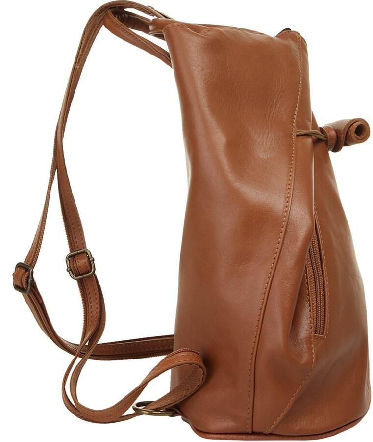 Sa tha Look Rugzak echt leer made in italy - Foto 4
