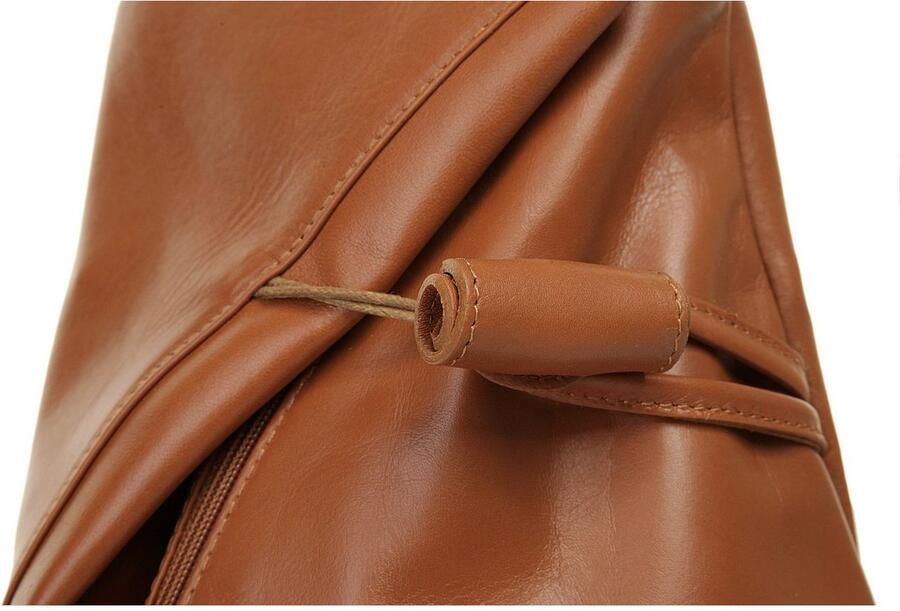 Sa tha Look Rugzak echt leer made in italy - Foto 6