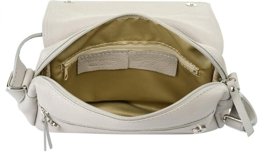 Sa tha Look Schoudertas echt leer made in italy - Foto 6