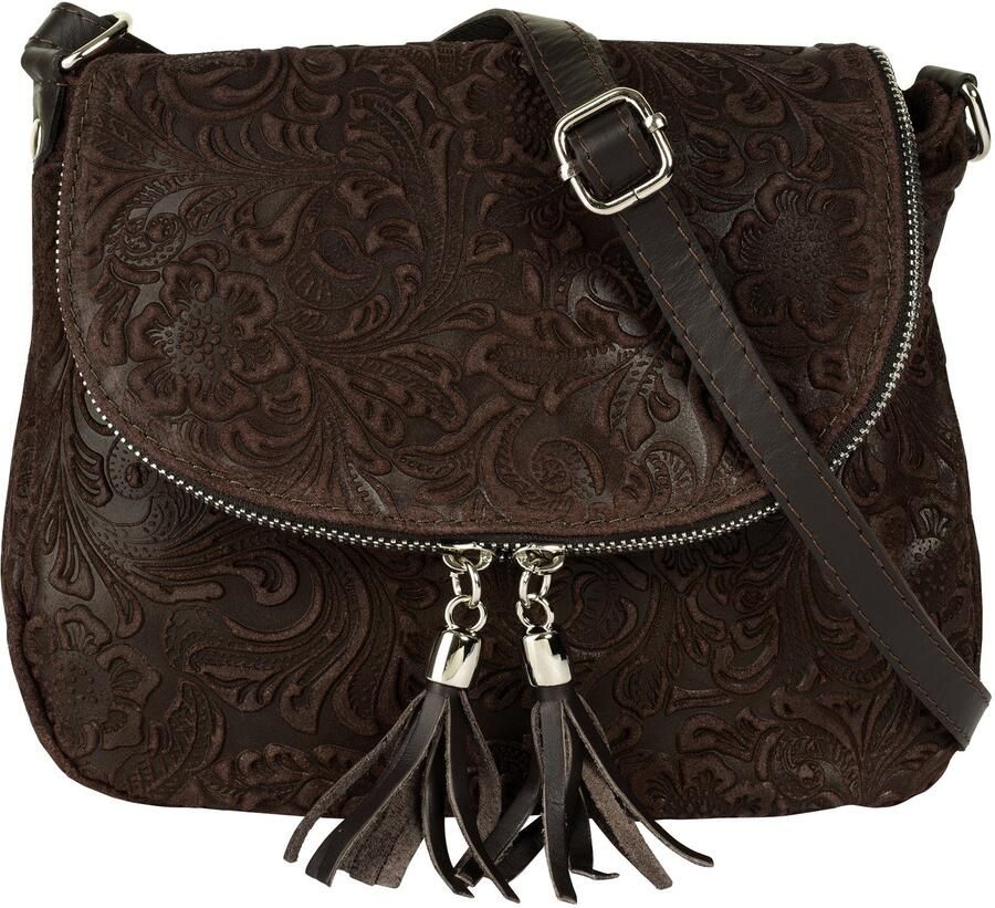 Sa tha Look Schoudertas echt leer made in italy - Foto 2