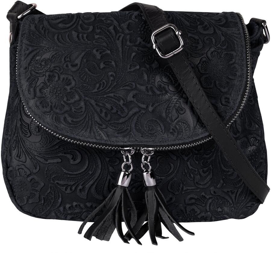 Sa tha Look Schoudertas echt leer made in italy - Foto 2