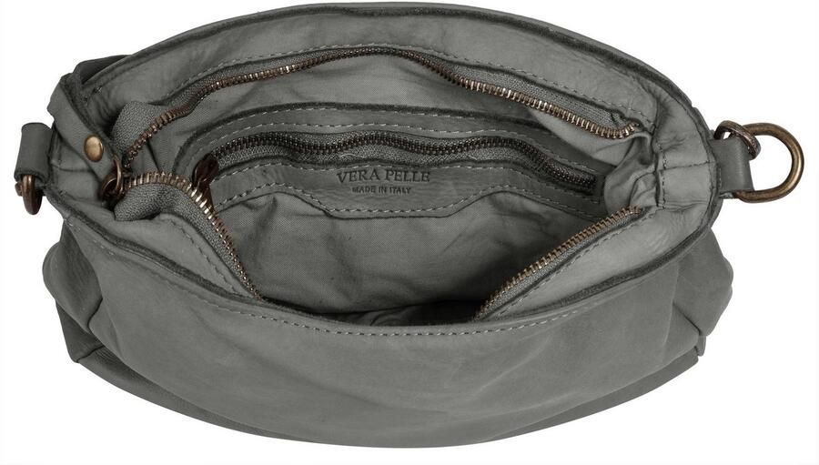 Sa tha Look Schoudertas echt leer made in italy - Foto 3