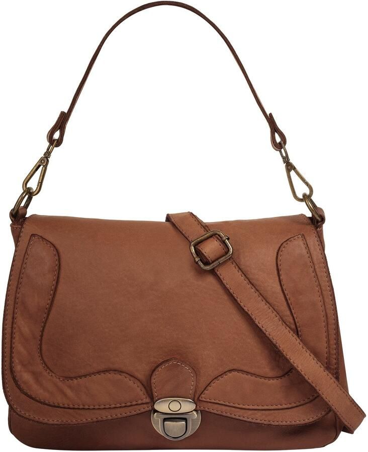 Sa tha Look Schoudertas echt leer made in italy - Foto 6