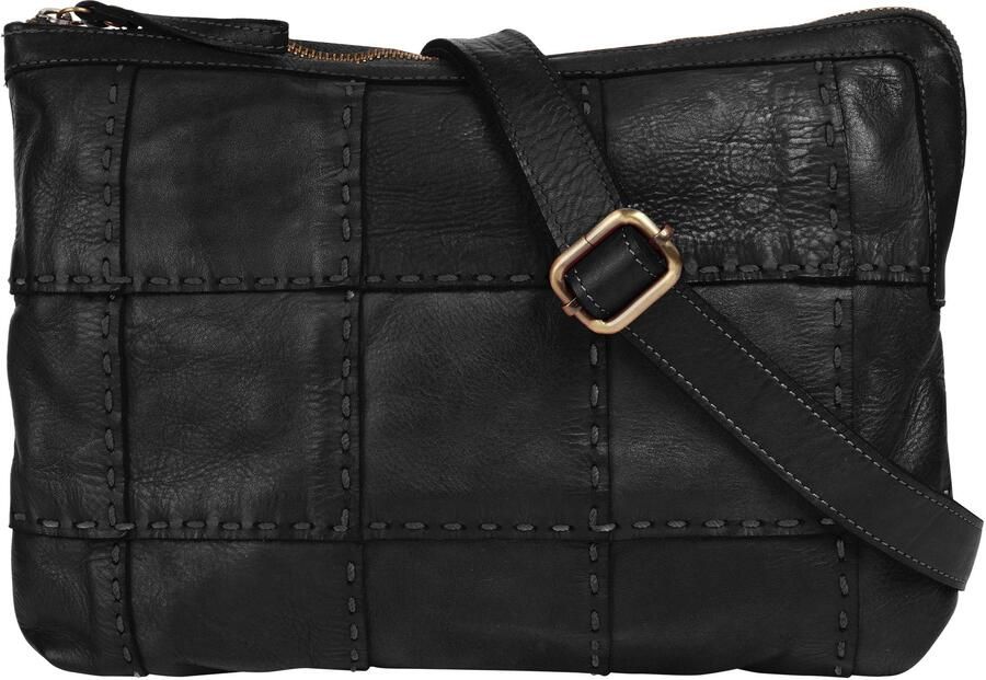 Sa tha Look Schoudertas echt leer made in italy - Foto 7