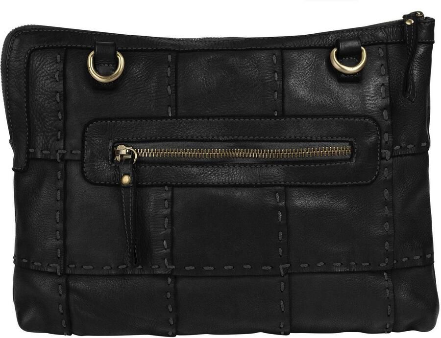 Sa tha Look Schoudertas echt leer made in italy - Foto 3