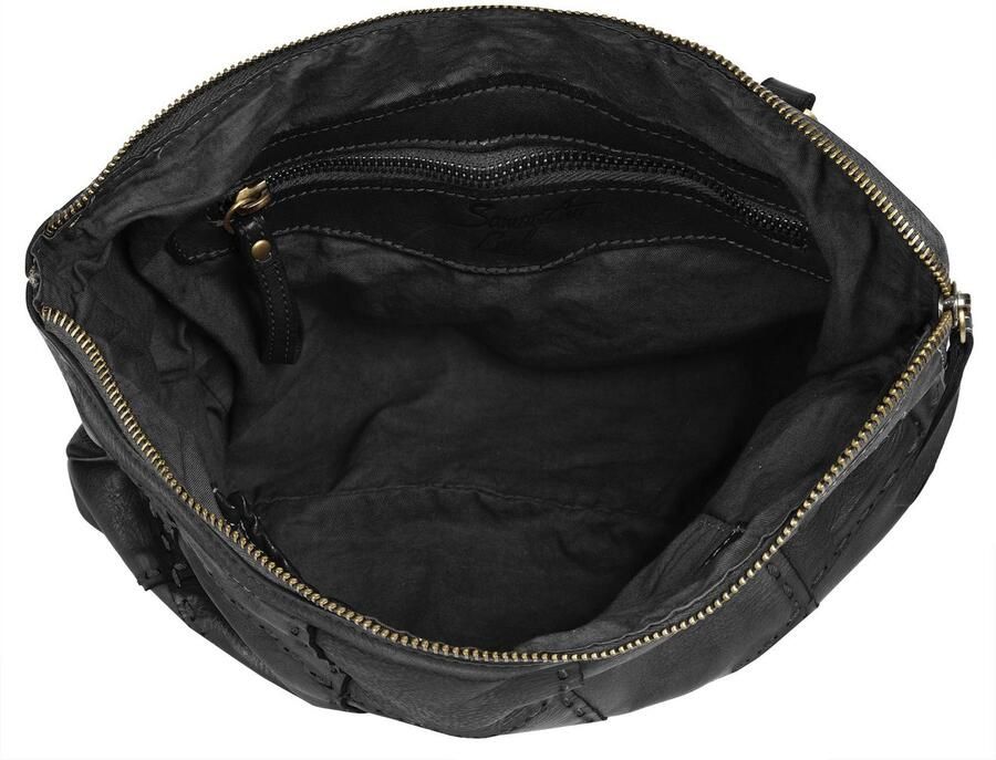 Sa tha Look Schoudertas echt leer made in italy - Foto 4