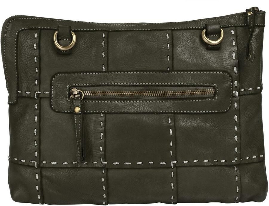 Sa tha Look Schoudertas echt leer made in italy - Foto 3