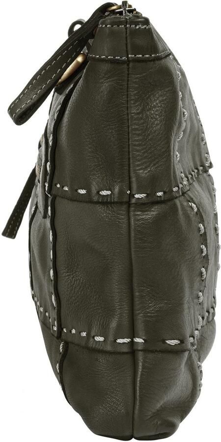 Sa tha Look Schoudertas echt leer made in italy - Foto 5