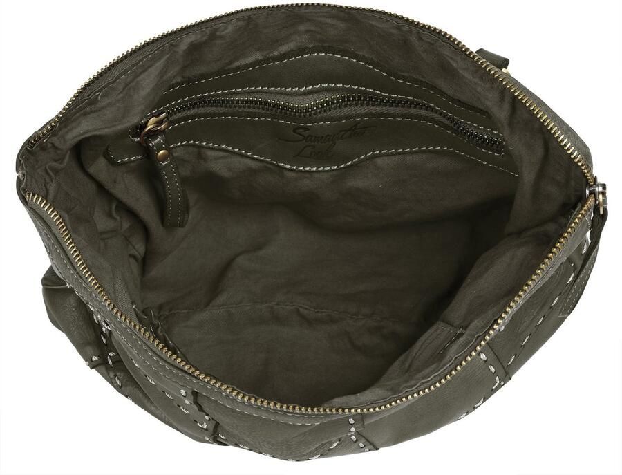 Sa tha Look Schoudertas echt leer made in italy - Foto 4