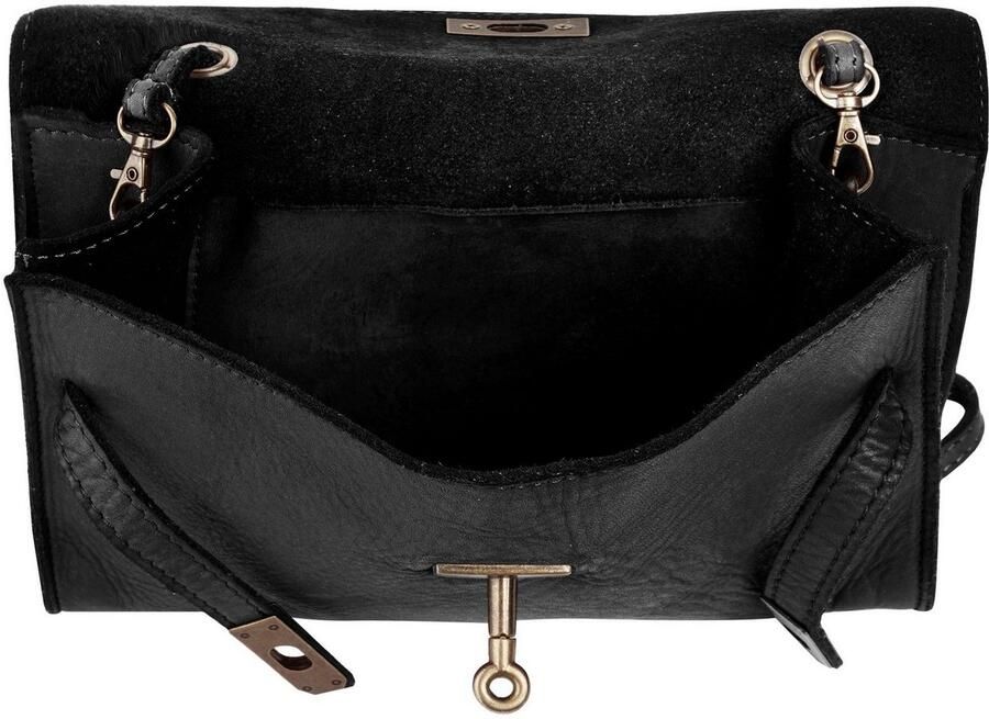 Sa tha Look Schoudertas echt leer made in italy - Foto 4