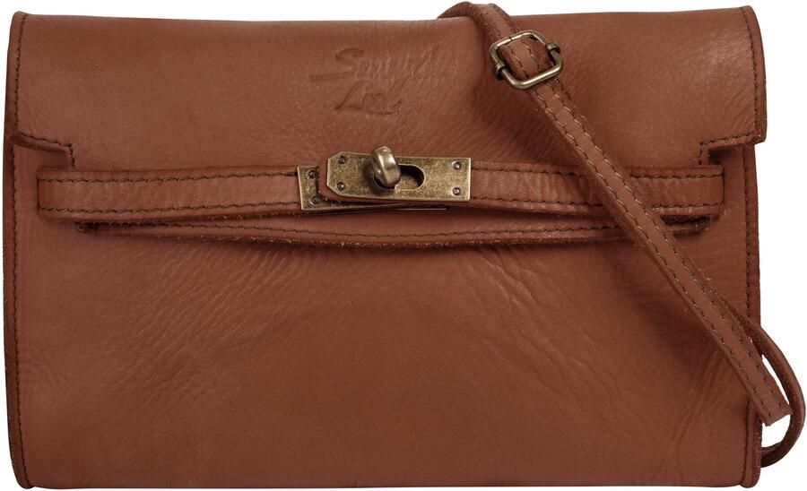 Sa tha Look Schoudertas echt leer made in italy - Foto 7