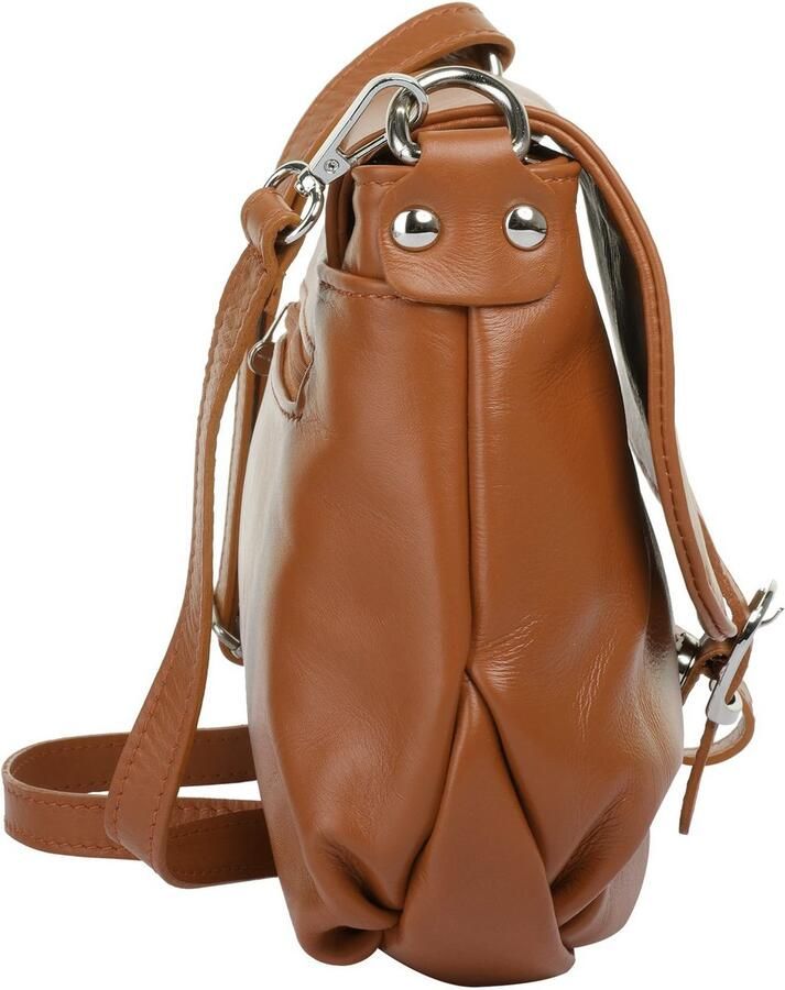 Sa tha Look Schoudertas echt leer made in italy - Foto 4