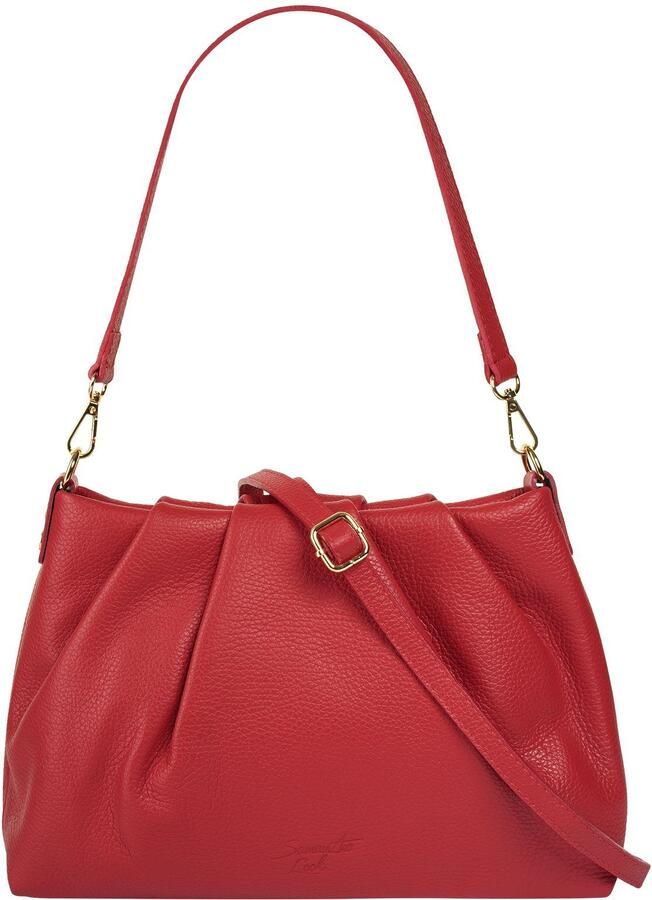 Sa tha Look Schoudertas echt leer made in italy - Foto 2