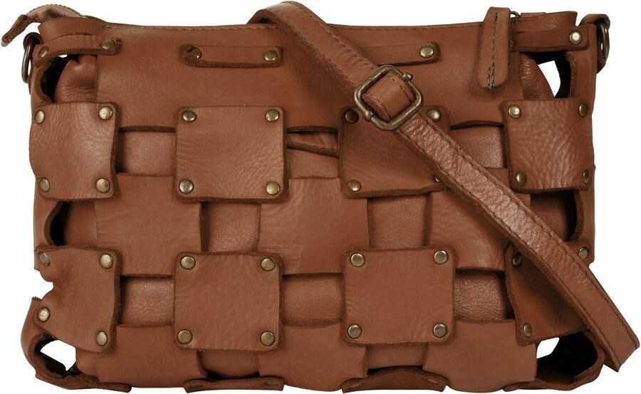 Sa tha Look Schoudertas echt leer made in italy - Foto 2