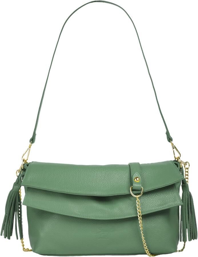 Sa tha Look Schoudertas echt leer made in italy - Foto 3