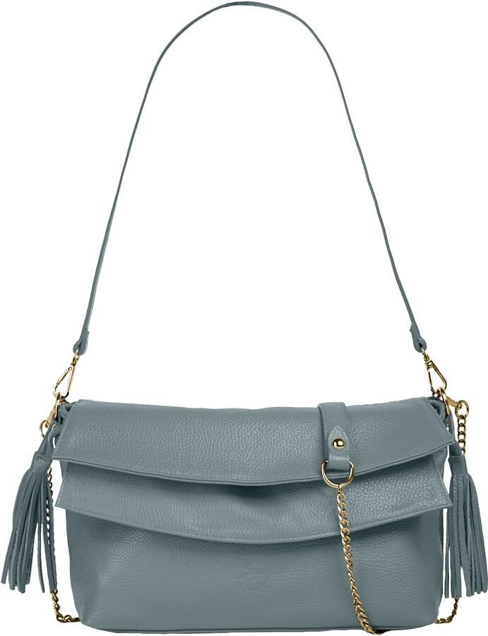 Sa tha Look Schoudertas echt leer made in italy - Foto 3