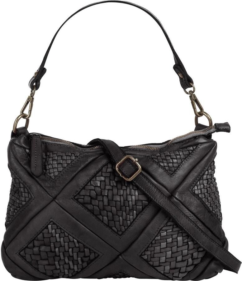 Sa tha Look Schoudertas echt leer made in italy - Foto 4