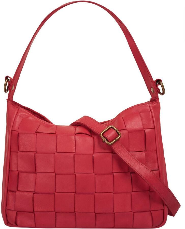 Sa tha Look Schoudertas echt leer made in italy - Foto 3