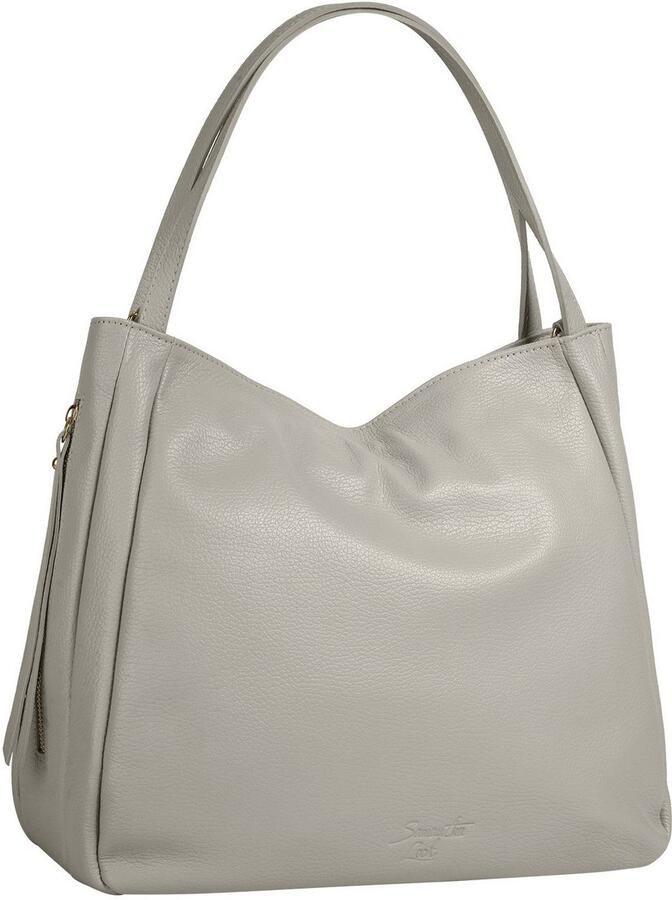 Sa tha Look Schoudertas echt leer made in italy - Foto 3