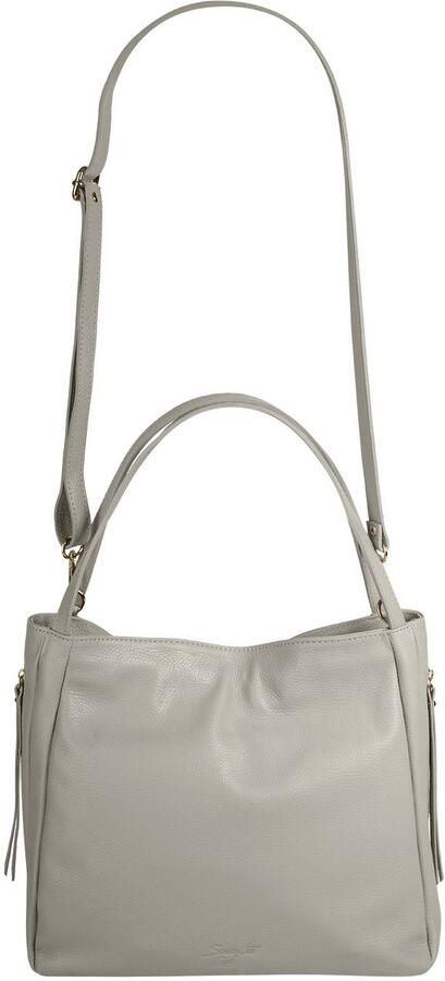 Sa tha Look Schoudertas echt leer made in italy - Foto 4