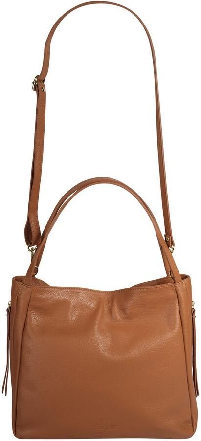 Sa tha Look Schoudertas echt leer made in italy - Foto 4