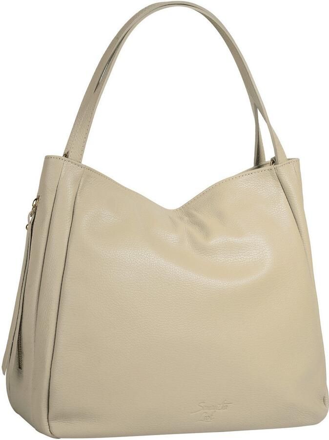 Sa tha Look Schoudertas echt leer made in italy - Foto 3