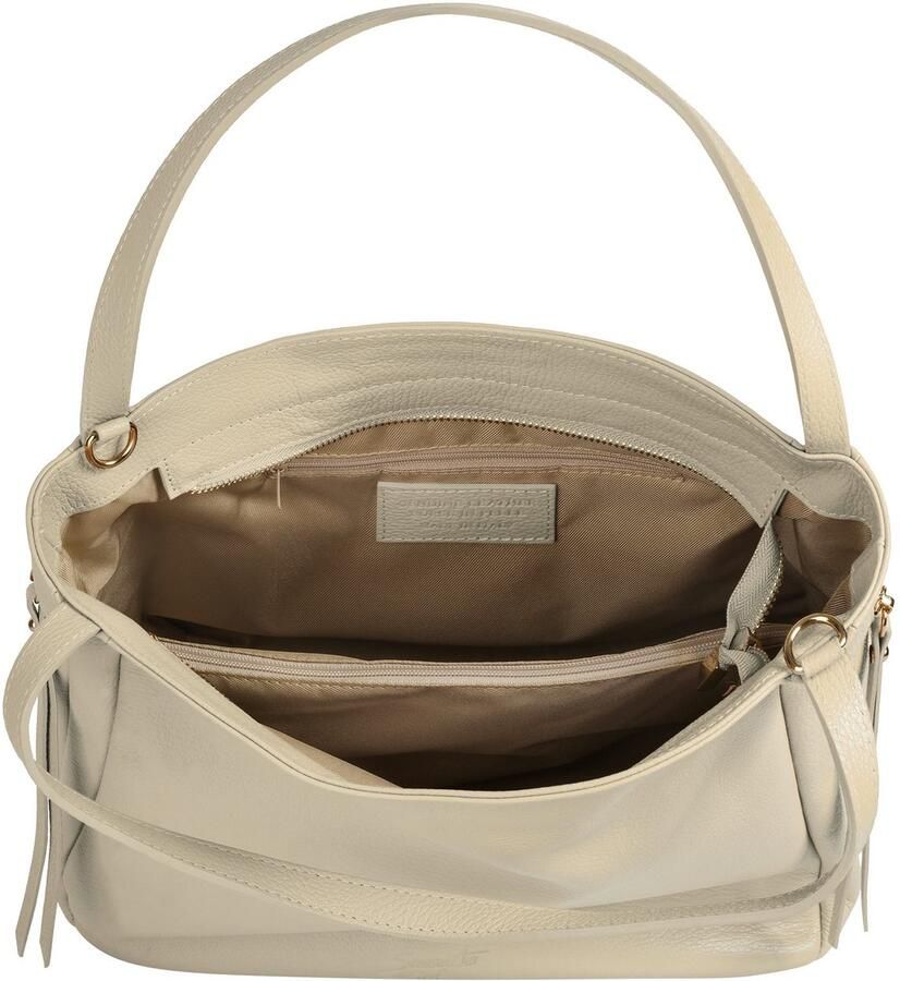 Sa tha Look Schoudertas echt leer made in italy