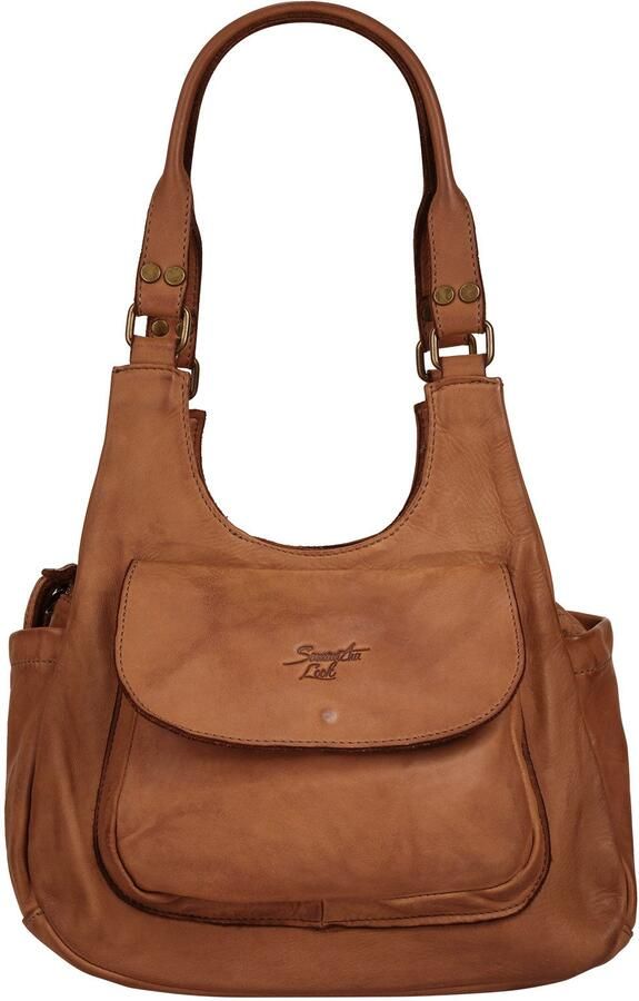 Sa tha Look Schoudertas echt leer made in italy - Foto 7